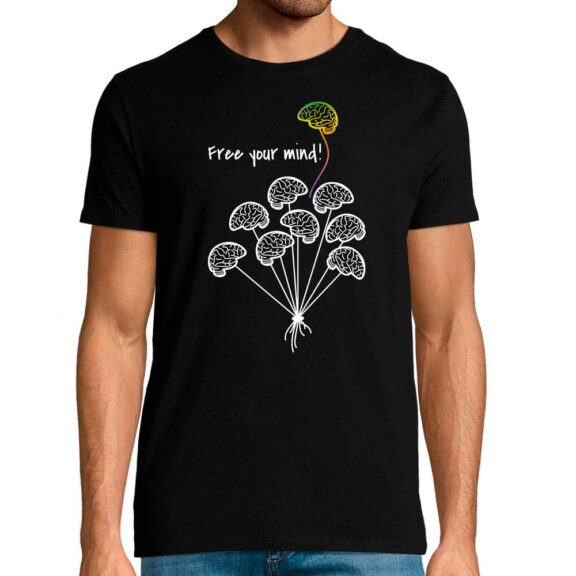T-Shirt Free your mind / Uomo